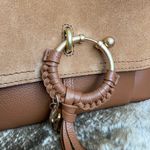 See By Chloe NWT Joan Small Leather & Suede Shoulder Bag Tan Leather Purse Photo 5