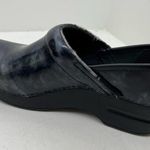 Dansko Blue Green Marbled Patent Leather Women slip on Clogs Size EU 37 US 6.5 7 Photo 10