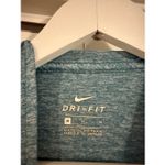 Nike  dri-fit green hooded athletic long sleeve top M Photo 2