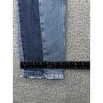 Free People  Jeans Women 26 High Rise Straight Leg Distressed Two‎ Tone Boho Photo 5