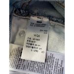 Levi's Women's Superlow 5 Pocket Light Wash Distressed Raw Hem Denim Shorts 26 Photo 6