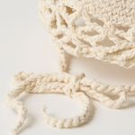 Free People NWT  Silvia Crochet Baseball Cap in Ivory Photo 3