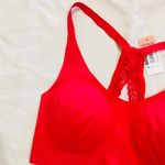 No Boundaries NWT Red Lace Racerback Bralette / Sports Bra Lingerie Photo 4