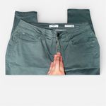 Kensie  Olive Green Effortless High Rise Ankle Denim Jeans Photo 1