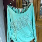 PINK - Victoria's Secret Victoria's Secret Pink off shoulder sweatshirt​ Photo 0