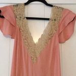 ASOS long coral cap sleeve maxi dress Photo 2