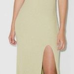 Reformation  Bliss Maxi Ribbed Dress Limon Sleeveless Size Small S Photo 0