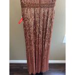 Mac Duggal EMBELLISHED V NECK BUTTERFLY SLEEVE COLUMN GOWN IN COPPER 5538 SIZE 8 Photo 8