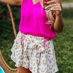 Impressions Leopard Print Shorts Photo 0