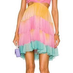 Rococo Sand Zale Cutout Mini Dress Size L Pink Size L Photo 0