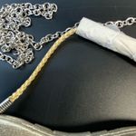 Kate Landry Gold Lame jewel bling clutch/shoulder bag Photo 6