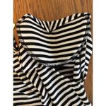 Evereve Laney Stripe Mix Tank Top Black White V Neck Cap Sleeves New With Tags L Photo 10