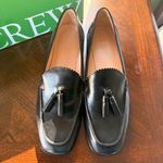 J.Crew Milled Black Leather Double Tassel Loafers Photo 2