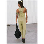 Free People Movement Second Chance Onesie Hooded Sleeveless Sage Size Small NEW Photo 1