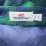Vineyard Vines Womens Toboggan Tartan Ankle Pants Blue Green Plaid Wool Blend Photo 2