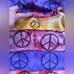 Vintage KPC peace sign tie dye zip hoodie, size large Purple Photo 13