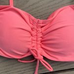 Aerie NWT  bandeau coral orange pink bikini swim top halter padded small Photo 3