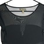 Urban Outfitters Outfitters Silence + Noise Black Mesh Peplum Top Steampunk Whimsy Goth S Photo 7