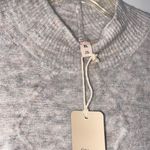 Como vintage Colorblock Cable Knit Turtleneck Sweater Oyster Charcoal Gray XL Photo 1