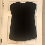 SheIn  Women’s Black Cap Sleeve Blouse with V-neck and Floral Design Size 6 (M) Photo 2