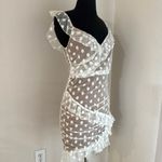 Majorelle REVOLVE MAJORALLE Bandit Rushed Polka Dot
Ruffed Dress Size Medium Photo 3