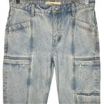 GRLFRND  Naomi Low Rise Slim Cargo Jeans Tao Size 27 Photo 4