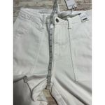 Judy Blue  Heather Hight Rise Cuffed Jogger Jeans Off White Size 7 28 Stretch NWT Photo 7