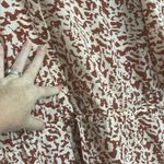 CAbi  leopard printed tiered dress large Photo 2