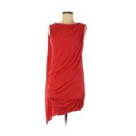 2011 VERSACE for H&M Grecian Red Shift Toga Dress With Cape Photo 1