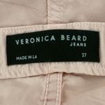 Veronica Beard  Robbie‎ Button Front High Waisted Shorts Rosewood Pink Women 27 Photo 3