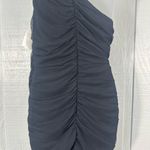 Love by Design Love X Design Black One Shoulder Ruched  Dress Size XL NWT Photo 7