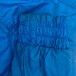 Vintage Downhill Racer Blue Nylon Ski Jacket Sz Sm Women’s Zipper Velcro Photo 8