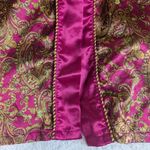 Vintage Katelyn Robe Elegant Pink and Gold Paisley One Size Size undefined Photo 2