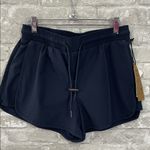 Avalanche Dark Blue Women's Athletic Shorts Photo 0