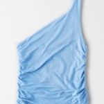 American Eagle Ruched One Shoulder Tank Top Photo 0