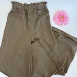 Free People Beach Palma Wide Leg Pants Pewter Green Boho Bohemian Paper Bag Photo 8