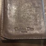 Christian Dior Brown Leather Long Bifold Wallet with Buckle Accent Photo 3