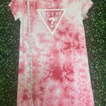 Guess  Short Sleeve Longline Logo Oversized Tee. Photo 5