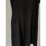 NWOT Freely Dress Black Athletic Pullover Ribbed Open Back Midi Dress Medium Photo 7