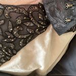 Mori Lee MGNY Madeline Gardner Formal Mother Of The Bride Charcoal Floor Length Bead 8/10 Photo 4