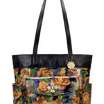 Patricia Nash Alviano Leather Shopper Tote Bag-Blue Sky Rose NWT Orig. $249.00 Photo 0