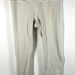 Athleta  Softluxe‎ Tight legging Silver Cloud/Cream Size Medium Yoga Athleisure Photo 0
