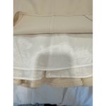 Escada Pull On Fishtail Knee Length Skirt Wool Ruffle Back Cream Women's Size 38 Photo 7