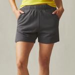 American Giant Women's Side Slit French Terry Short Size M Made In USA Gray Size M Photo 2