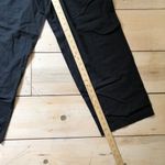 Serra  NWT Women's Black Linen Pants Elastic Waist Drawstring Size S Photo 4