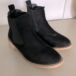 Seven7 Black Pull On Suede Booties Seven Chelsea Women Size 6.5 Photo 0