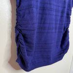 Apt. 9  Lightweight Knit Blue Sweater Women’s Size Small Ruched Sides Nautical Photo 2
