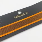 Forever 21 NWT Neon Orange Sparkle Glitter Choker Photo 4