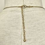 Multicolor gold tone " stick" Necklace Photo 5