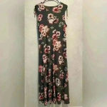 J for Justify  women's gray floral size L-XL dress‎ Photo 1